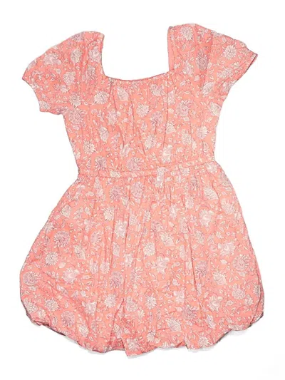 Pre-owned Crewcuts Kids' Dress In Pink