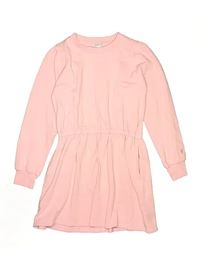 Pre-owned Crewcuts Kids' Dress In Pink