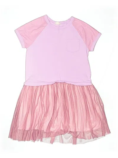 Pre-owned Crewcuts Kids' Dress In Pink