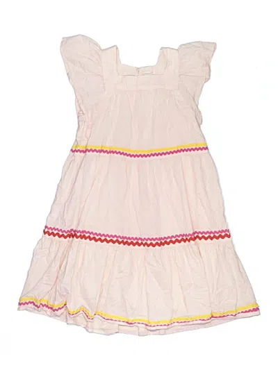 Pre-owned Crewcuts Kids' Dress In Pink