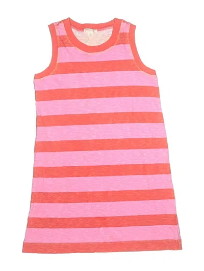 Pre-owned Crewcuts Kids' Dress In Pink
