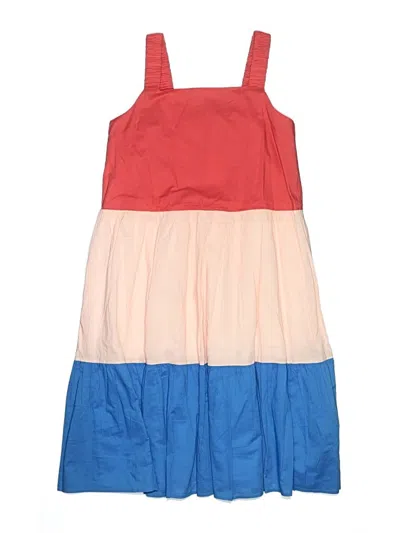 Pre-owned Crewcuts Kids' Dress In Pink