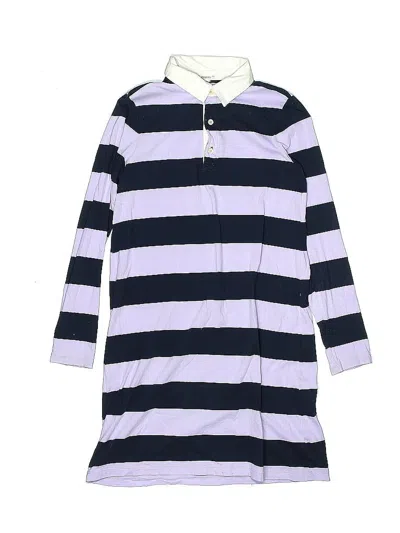 Pre-owned Crewcuts Kids' Dress In Purple