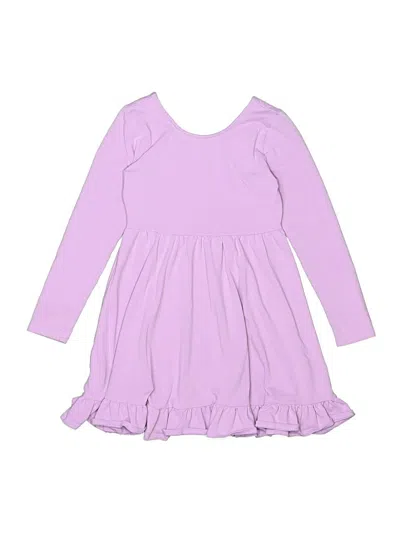 Pre-owned Crewcuts Kids' Dress In Purple