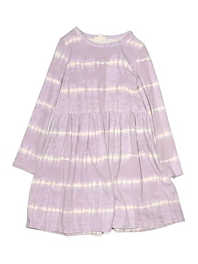 Pre-owned Crewcuts Kids' Dress In Purple