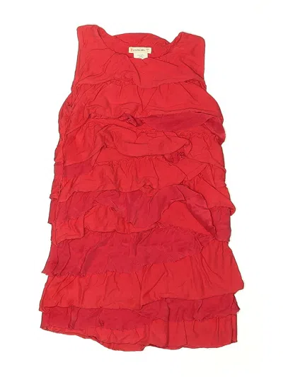 Pre-owned Crewcuts Kids' Dress In Red