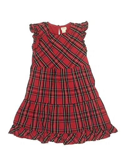 Pre-owned Crewcuts Kids' Dress In Red