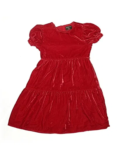 Pre-owned Crewcuts Kids' Dress In Red