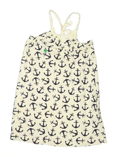 Pre-owned Crewcuts Kids' Dress In White