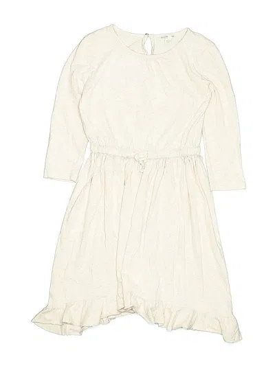 Pre-owned Crewcuts Kids' Dress In White