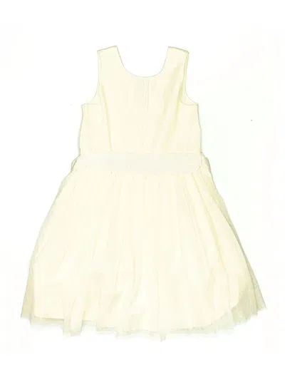 Pre-owned Crewcuts Kids' Dress In White