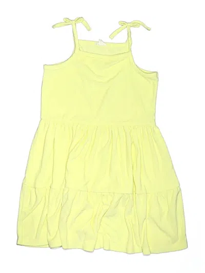 Pre-owned Crewcuts Kids' Dress In Yellow