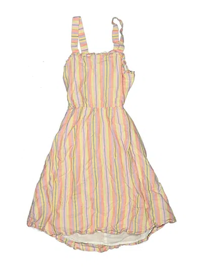 Pre-owned Crewcuts Kids' Dress In Yellow