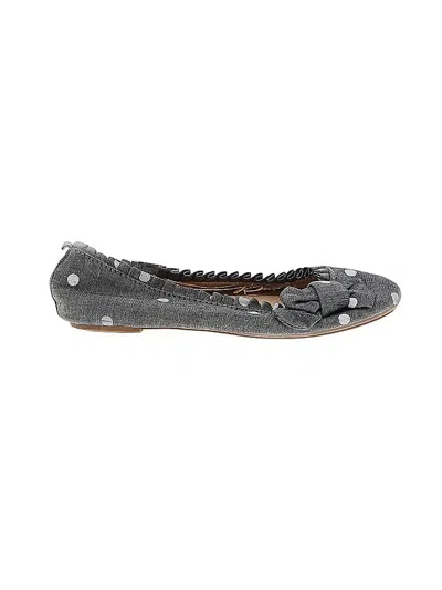 Pre-owned Crewcuts Kids' Flats In Gray