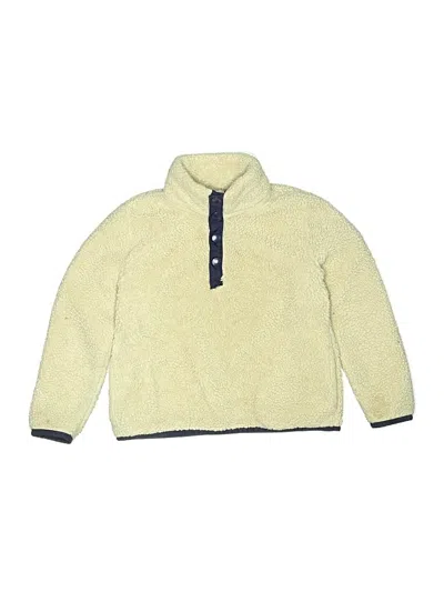 Pre-owned Crewcuts Kids' Fleece Jacket In Yellow