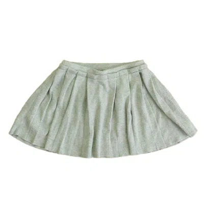 Crewcuts Kids' Girls Gray Skirt In Green