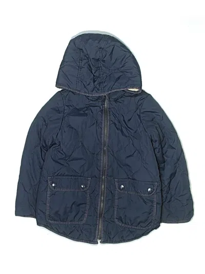 Pre-owned Crewcuts Kids' Jacket In Blue