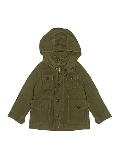 Pre-owned Crewcuts Kids' Jacket In Green