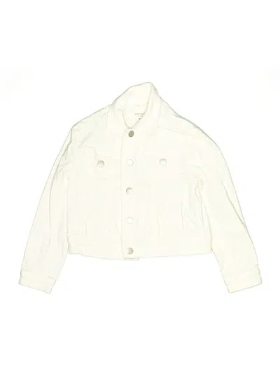 Pre-owned Crewcuts Kids' Jacket In Ivory