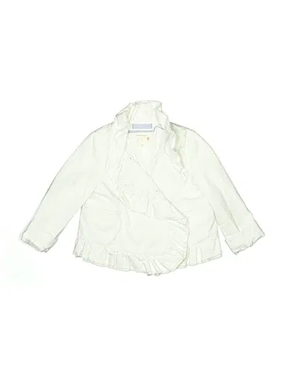 Pre-owned Crewcuts Kids' Jacket In White
