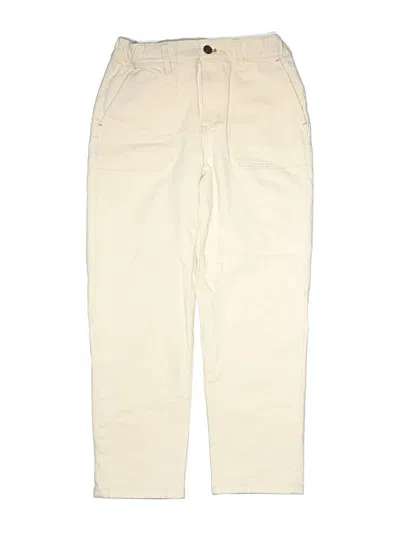 Pre-owned Crewcuts Kids' Jeans In Ivory