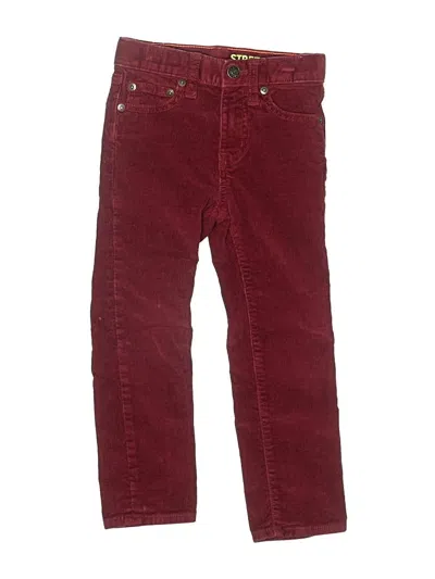 Pre-owned Crewcuts Kids' Jeans In Red