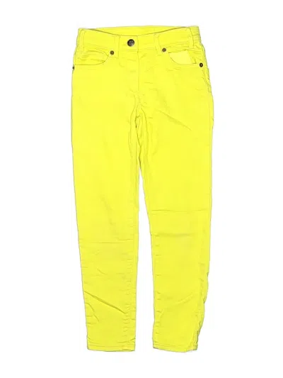 Pre-owned Crewcuts Kids' Jeans In Yellow