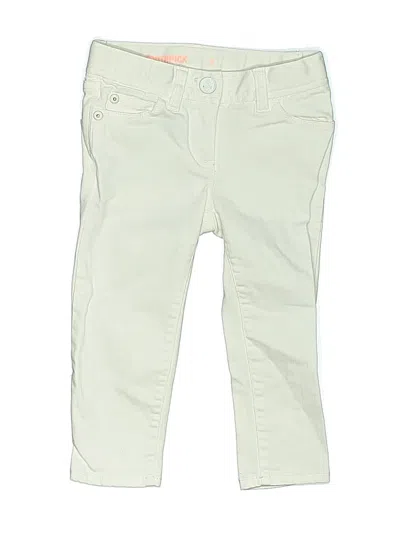 Pre-owned Crewcuts Kids' Jeggings In White