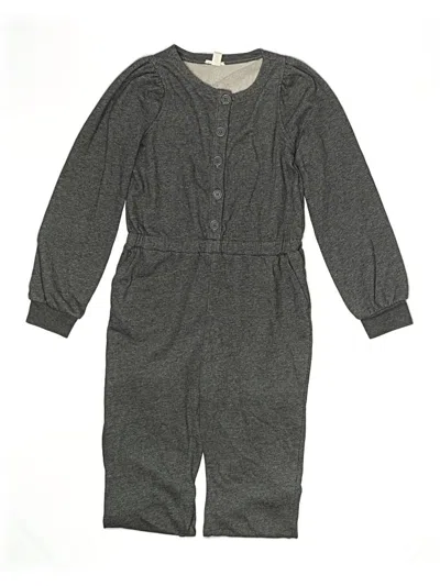Pre-owned Crewcuts Kids' Jumpsuit In Gray