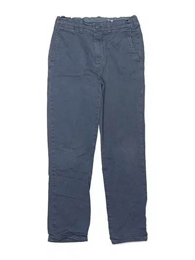Pre-owned Crewcuts Kids' Khaki Pant In Blue