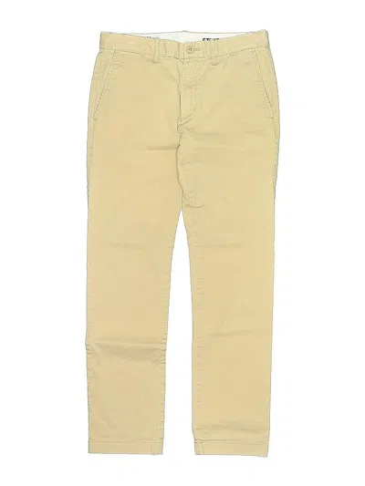 Pre-owned Crewcuts Kids' Khaki Pant In Brown