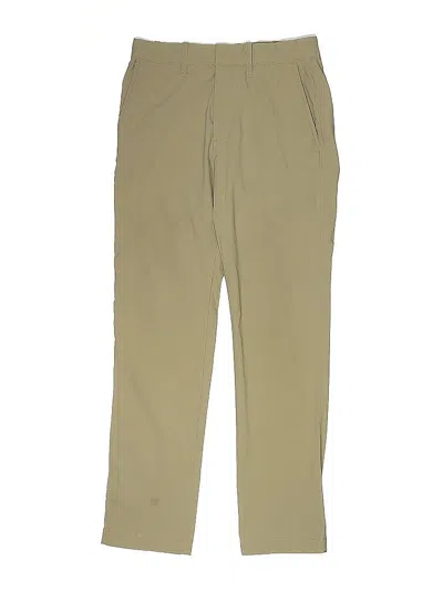 Pre-owned Crewcuts Kids' Khaki Pant In Brown