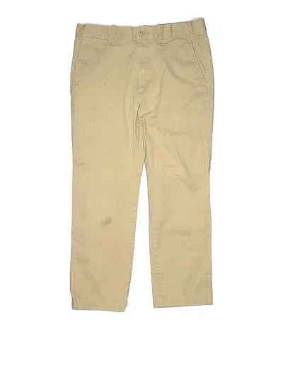 Pre-owned Crewcuts Kids' Khaki Pant In Brown