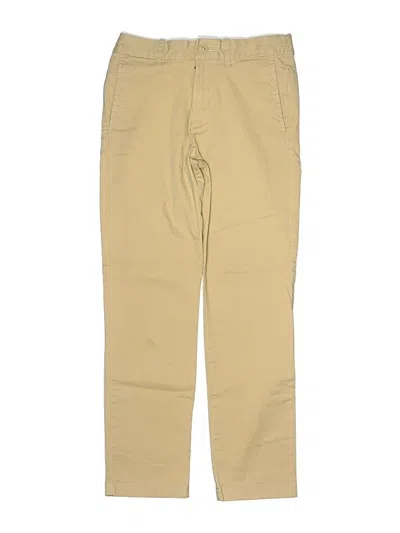 Pre-owned Crewcuts Kids' Khaki Pant In Brown