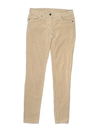 Pre-owned Crewcuts Kids' Khaki Pant In Gold