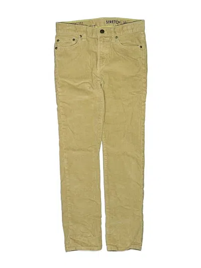 Pre-owned Crewcuts Kids' Khaki Pant In Green