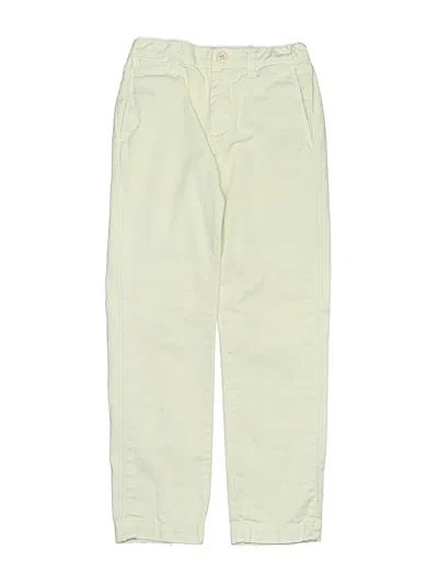 Pre-owned Crewcuts Kids' Khaki Pant In Green