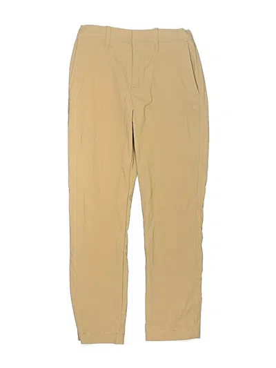Pre-owned Crewcuts Kids' Khaki Pant In Tan