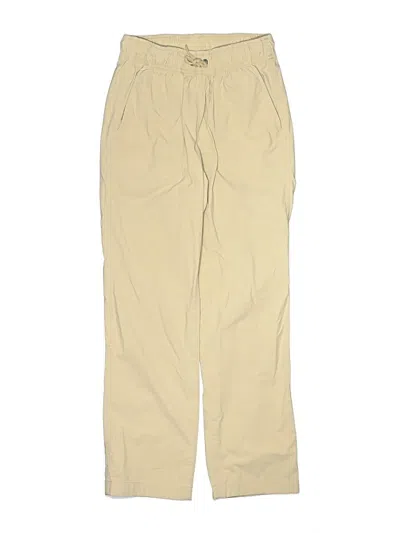 Pre-owned Crewcuts Kids' Khaki Pant In Tan