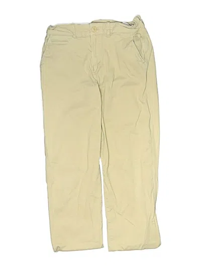 Pre-owned Crewcuts Kids' Khaki Pant In White