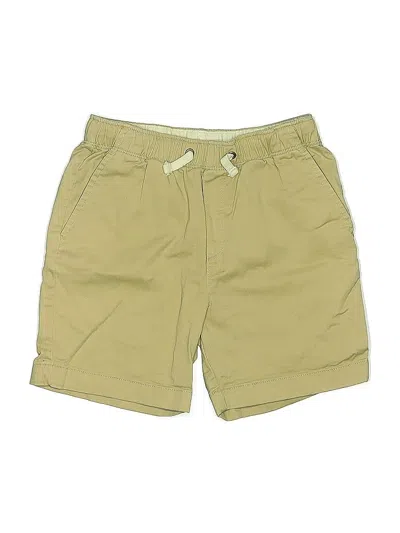 Pre-owned Crewcuts Kids' Khaki Shorts In Brown