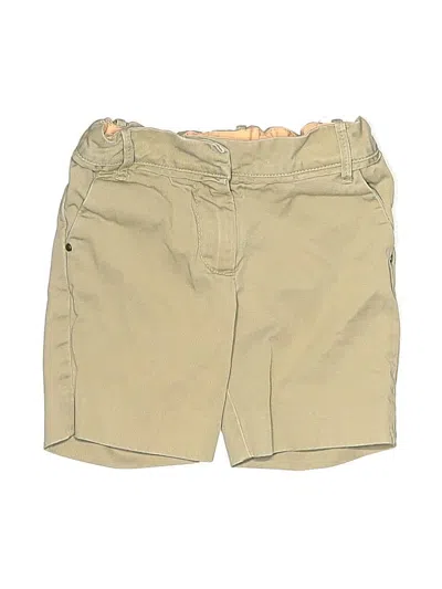 Pre-owned Crewcuts Kids' Khaki Shorts In Brown