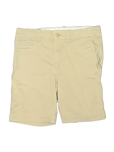 Pre-owned Crewcuts Kids' Khaki Shorts In Brown