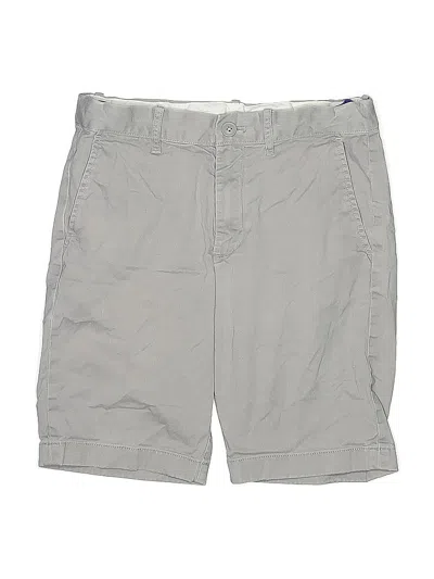 Pre-owned Crewcuts Kids' Khaki Shorts In Gray