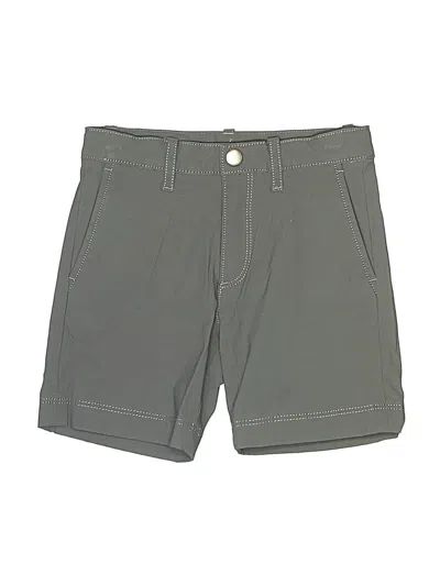 Pre-owned Crewcuts Kids' Khaki Shorts In Gray