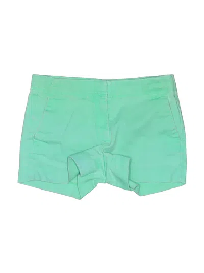 Pre-owned Crewcuts Kids' Khaki Shorts In Green