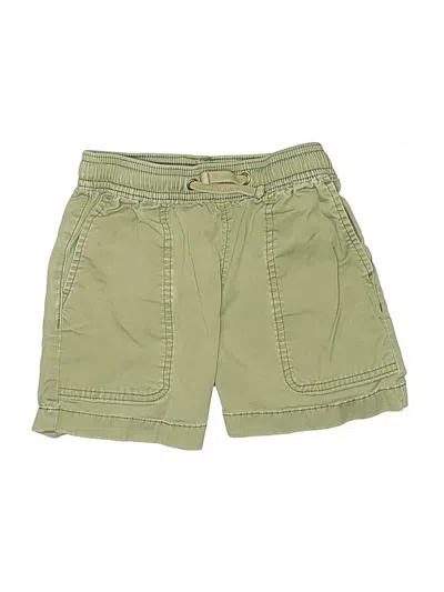 Pre-owned Crewcuts Kids' Khaki Shorts In Green