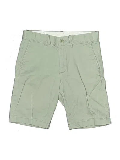 Pre-owned Crewcuts Kids' Khaki Shorts In Green