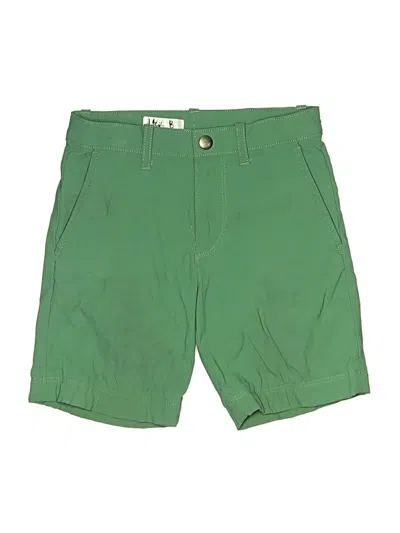 Pre-owned Crewcuts Kids' Khaki Shorts In Green