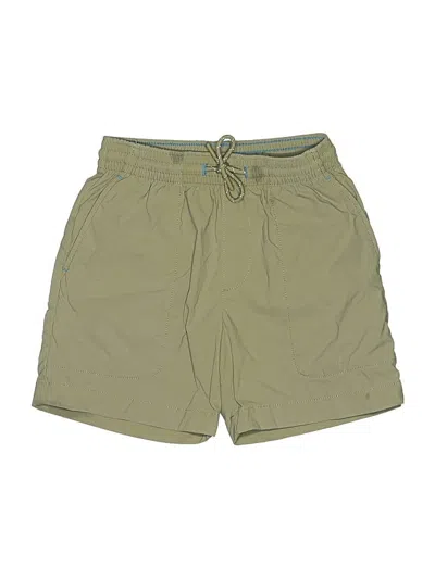 Pre-owned Crewcuts Kids' Khaki Shorts In Green